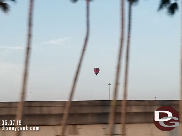 Spotted several hot air balloons while enroute.
