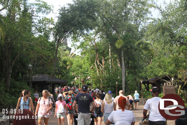 Making my way to Pandora to use a FastPass+