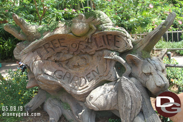 The Tree of Life Garden trail has reopened recently.