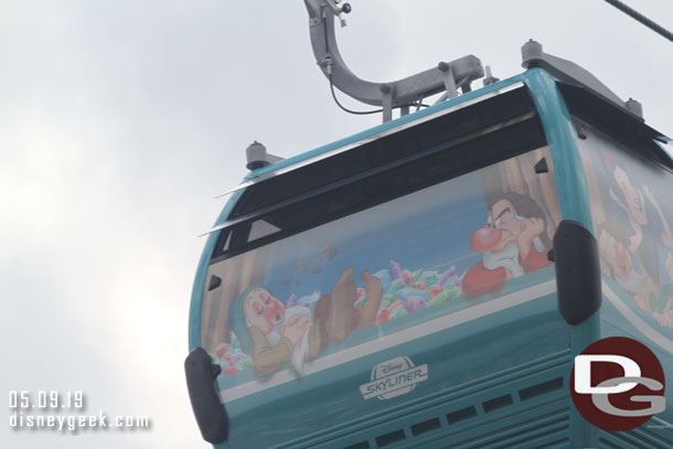 A closer look at the Snow White gondola