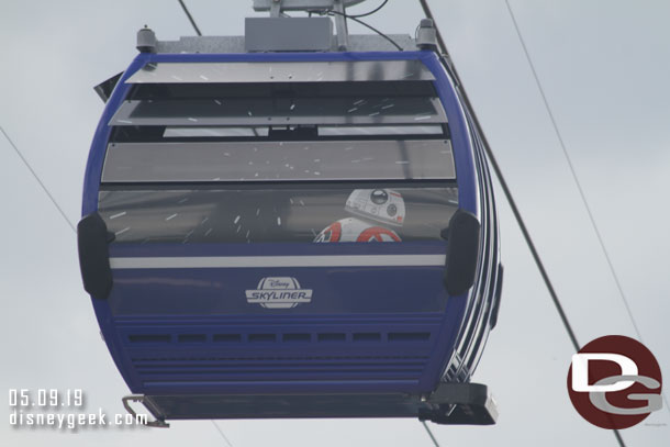 BB-8 on another side of the gondola