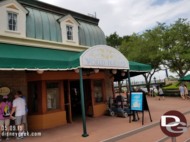 The temporary barrier separates you from being inside the park and outside.