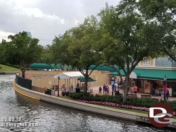 A look at the International Gateway from the bridge.