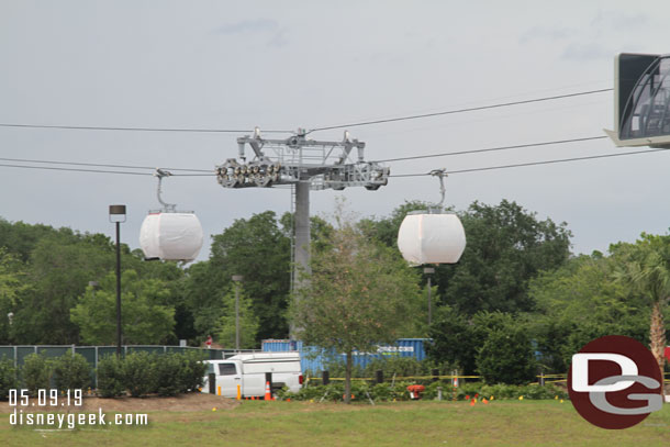 Rising up to head toward Epcot after the turn.