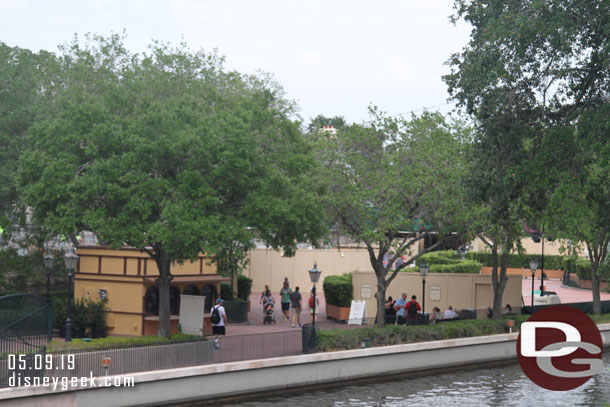 Approaching the International Gateway to Epcot.