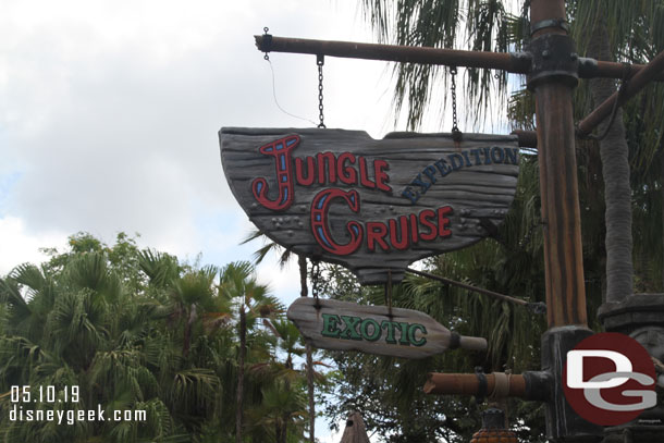 Next up the Jungle Cruise using a FastPass+