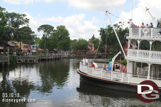 Making our way back to Frontierland.