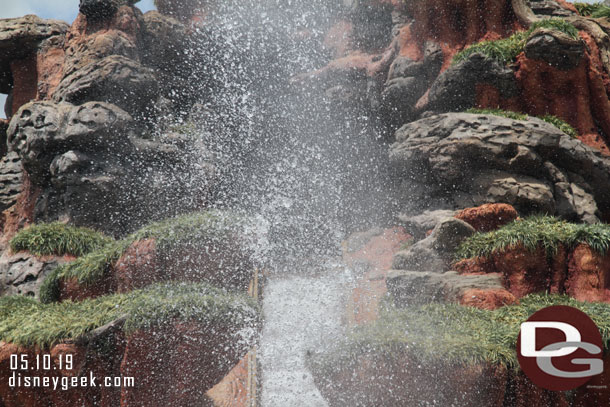 Splash Mountain.. I missed the log but thought the water was interesting.