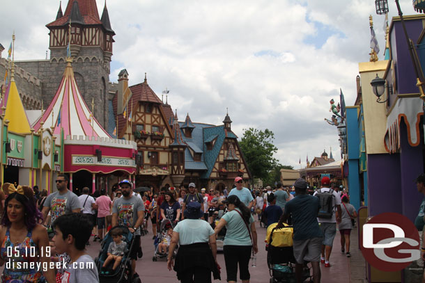 Passing through Fantasyland.