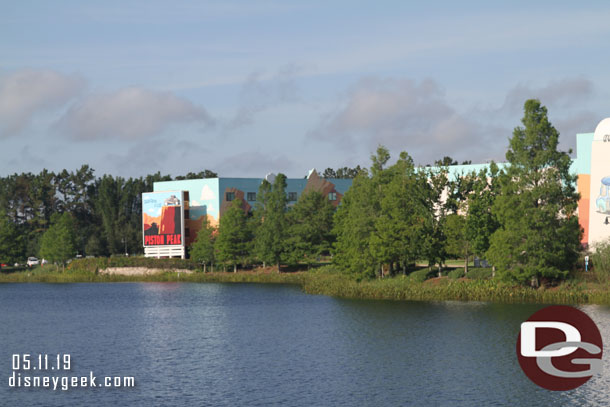 Looking toward the Cars section of Art of Animation