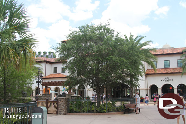 After lunch walked around Disney Springs for a while.