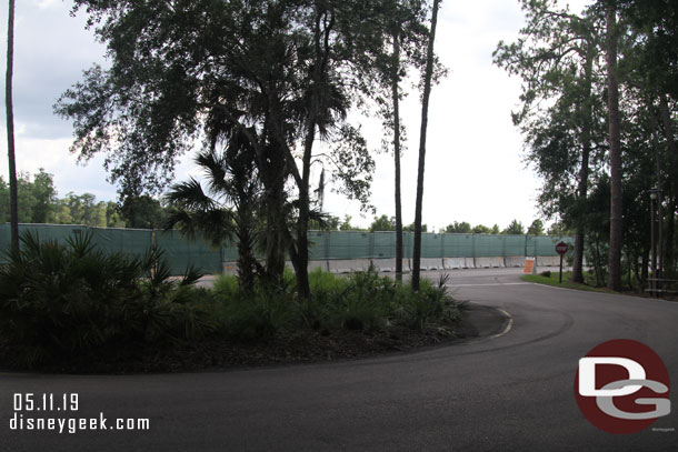 Looking across the street you cannot see much but they have started to clear land for the new resort -  Reflections - A Disney Lakeside Lodge