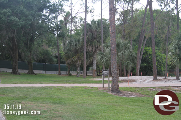 More markers around Clementine's Beach area.  The last permits I saw made it look like cabins will be taking over the beach as part of the DVC project.