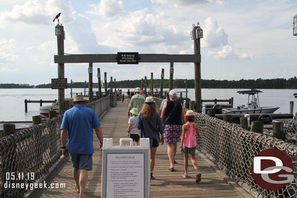 One improvement I would like to see is a little shade/cover added to the boat dock.