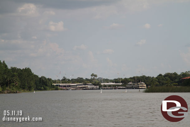 The transportation and ticket center across the Seven Seas Lagoon