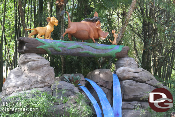 Another Lion King photo op on Discovery Island.