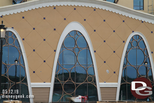 With the reflections you could not see into the two story lobby.