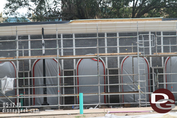 The walkway looks to be ready for the exterior stucco/concrete.