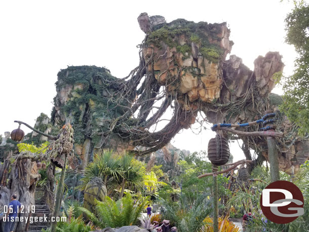 Returned to Pandora because I picked up a FastPass+ for the river journey once we decided to revisit the Animal Kingdom today.