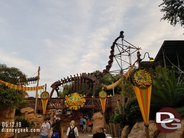 Donald's Dino-Bash has still taken over Dinoland USA