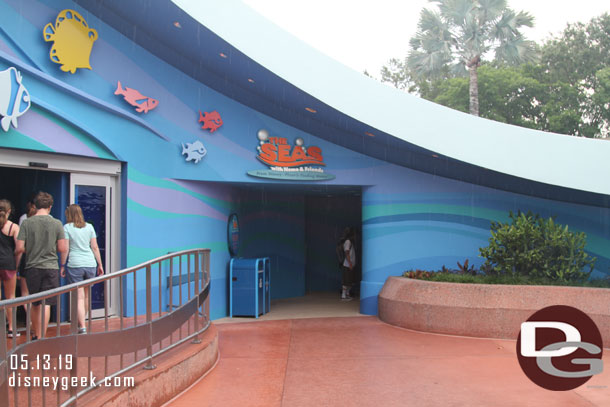Used a FastPass+ to visit Nemo and Friends.