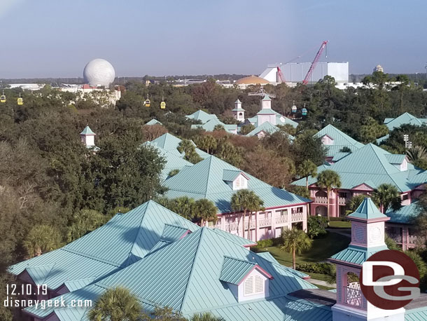Epcot in the distance.  