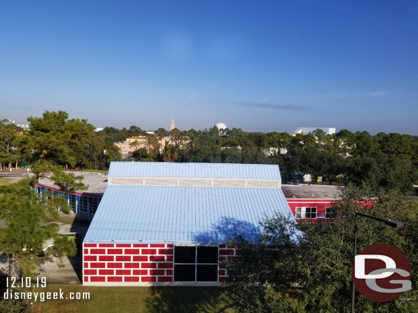 The large fire station along Buena Vista Drive.