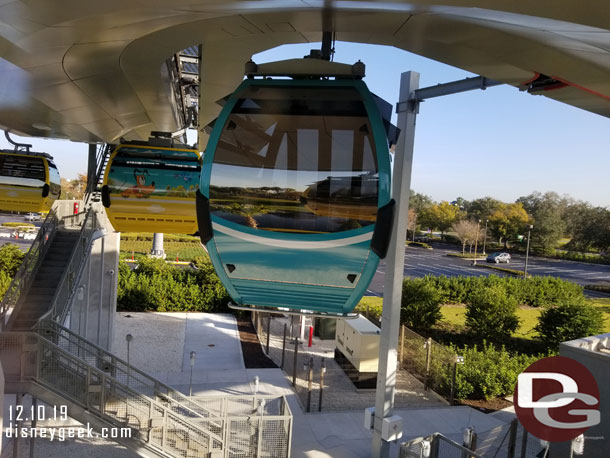 At the Boardwalk turn, no station here.. it is an automated turn.