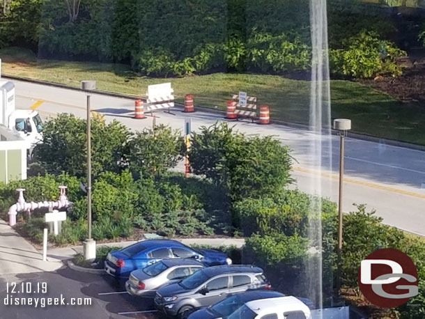 Epcot Resorts Blvd is closed beyond the Boardwalk (and Beach Club on the other side) due to bridge work.