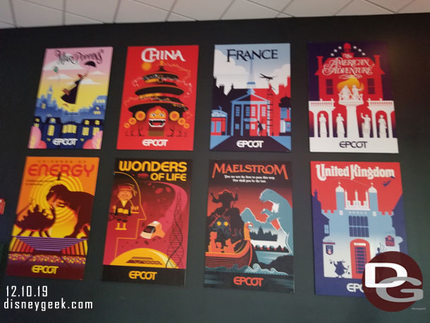 Attraction posters.