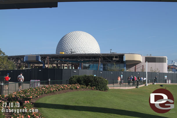 Innoventions West is being dismantled.  Much of the facade is removed and the interior gutted.