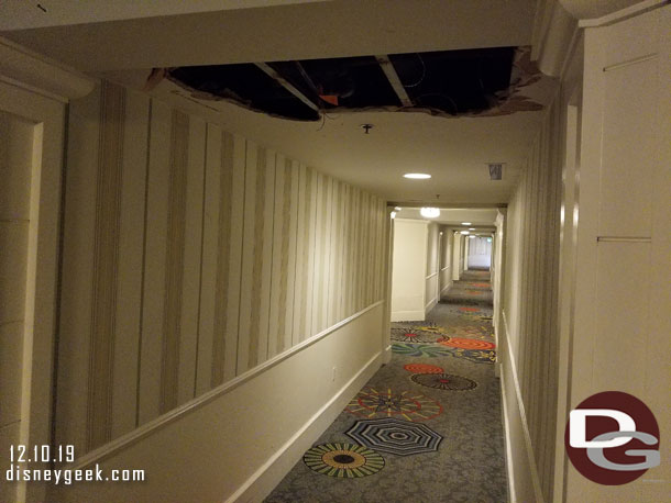 The hallway had some issue.