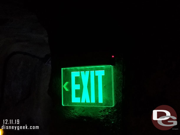 Surprised the exit sign was not one that turned on when there was a problem or that it was not integrated more.