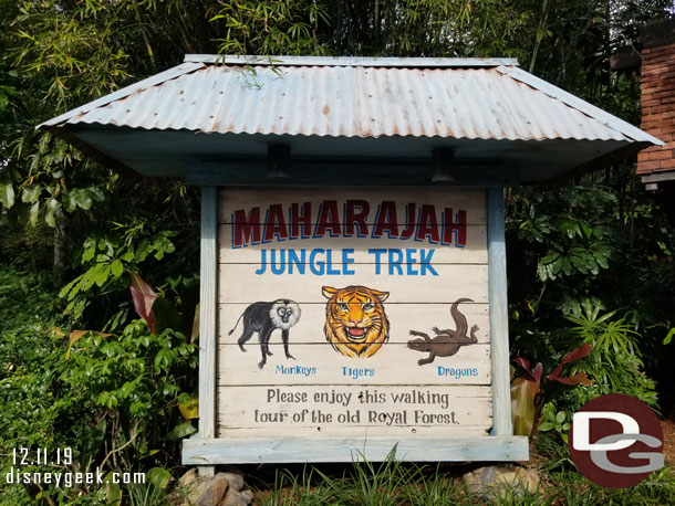 Time for the Jungle Trek.