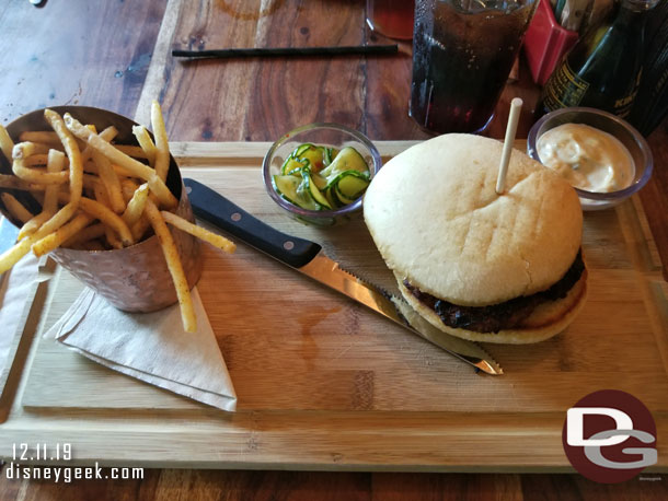 My lunch.. the Kobe beef burger