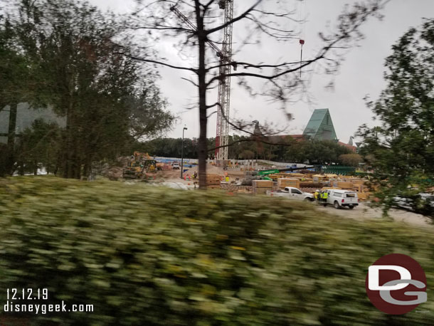 A look at the Cove Construction as the bus drove by.  This is a new tower hotel that will be part of the Swan/Dolphin Complex.