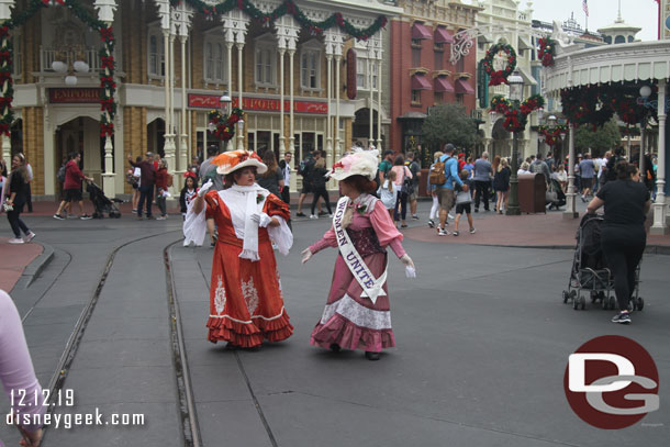 Main Street Citizens were roaming around too.