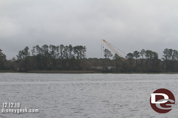 You can see the new Ranch/barn steel rising up in the distance now.