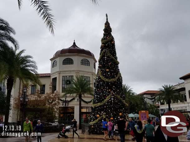 Entering the Town Center area of Disney Springs