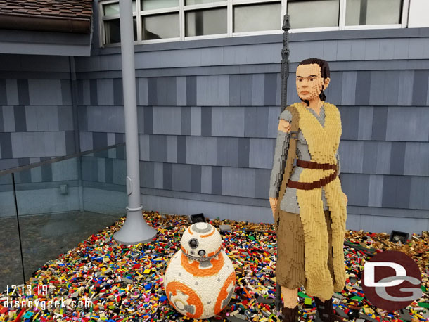 Rey & BB-8 at the LEGO store