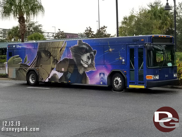 Guardians of the Galaxy bus