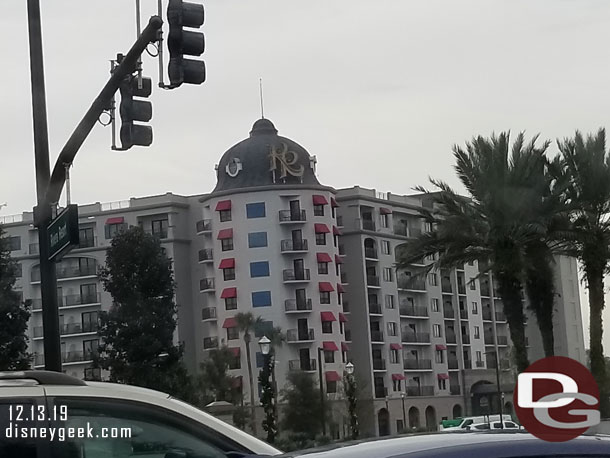 Passing by Disney's Riviera Resort opening Monday.