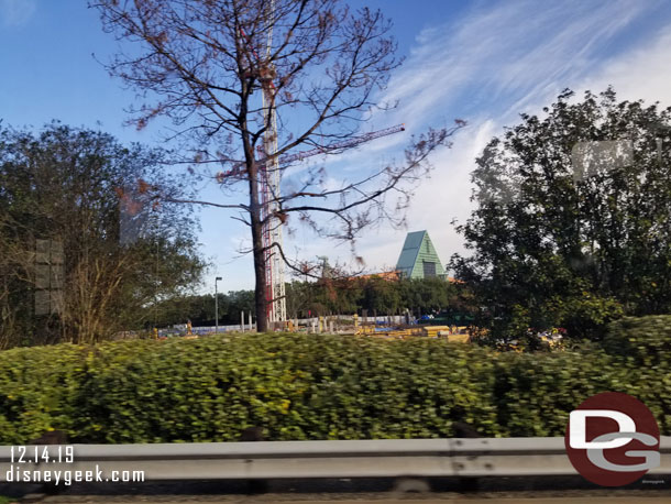 The new Cove Tower is starting to rise near Fantasia Mini Golf.