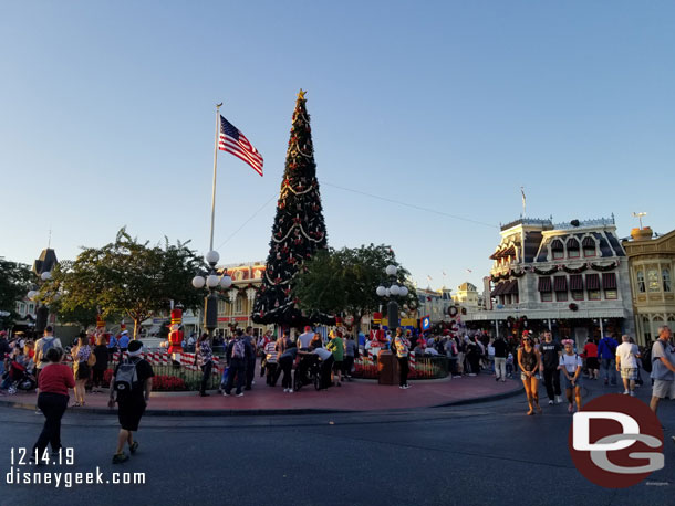 Arrived at the Magic Kingdom just after 5pm