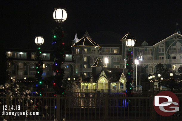 About 30 minutes later arrived at Disney's Beach Club Resort.