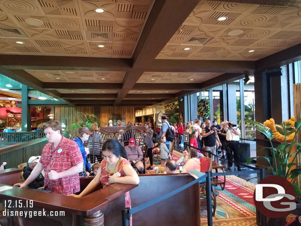 Upstairs was more crowded.  Here is the checkin for Ohana's