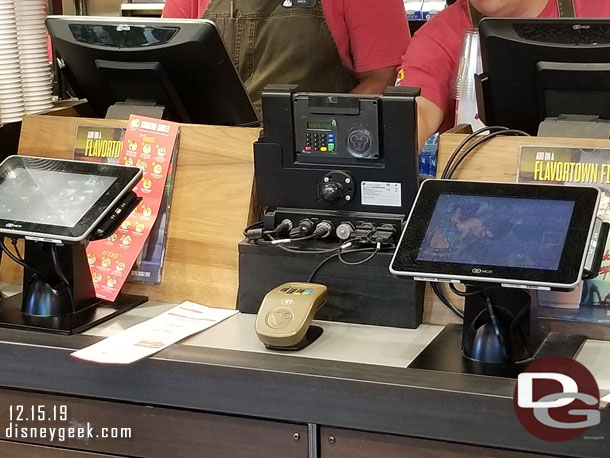 They accept Magic Bands and Disney Gift Cards as payment.