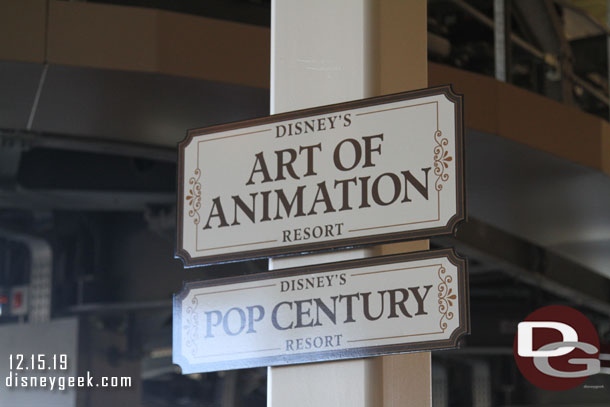 Transferring to the Pop Century/Art of Animation Line