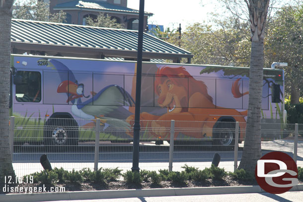 Lion King bus