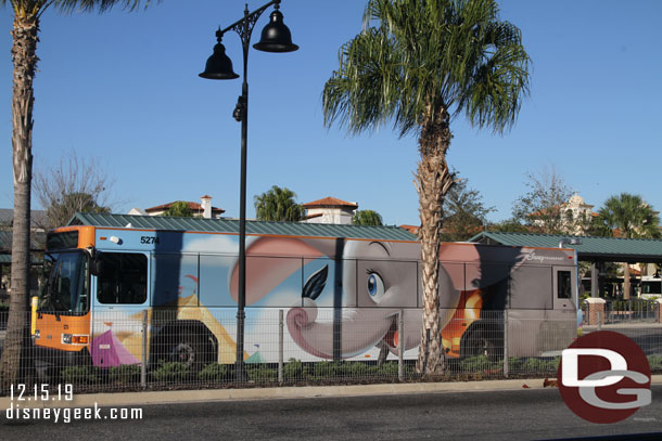 Dumbo wrapped bus